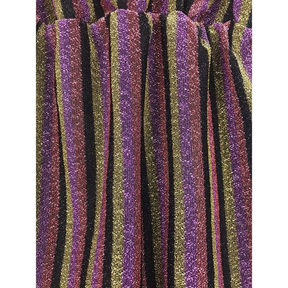 Glamorous Stripe Metallic Jumpsuit 2 Pink Gold - Picture 8 of 8